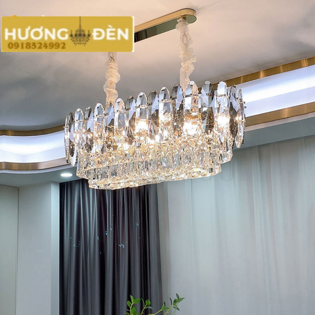 Đèn Chùm Pha Lê Cao Cấp Phòng Khách - GP0212PL